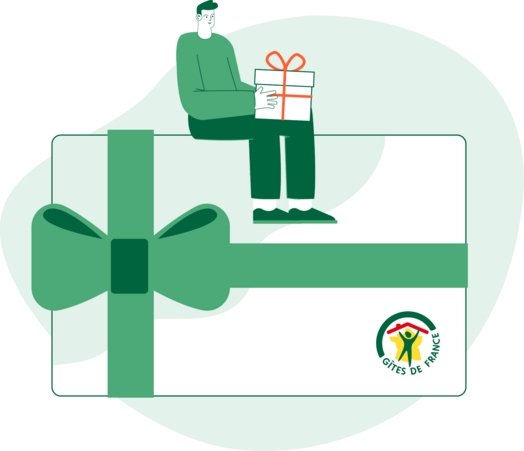 offrez une carte cadeau Gîtes de France
